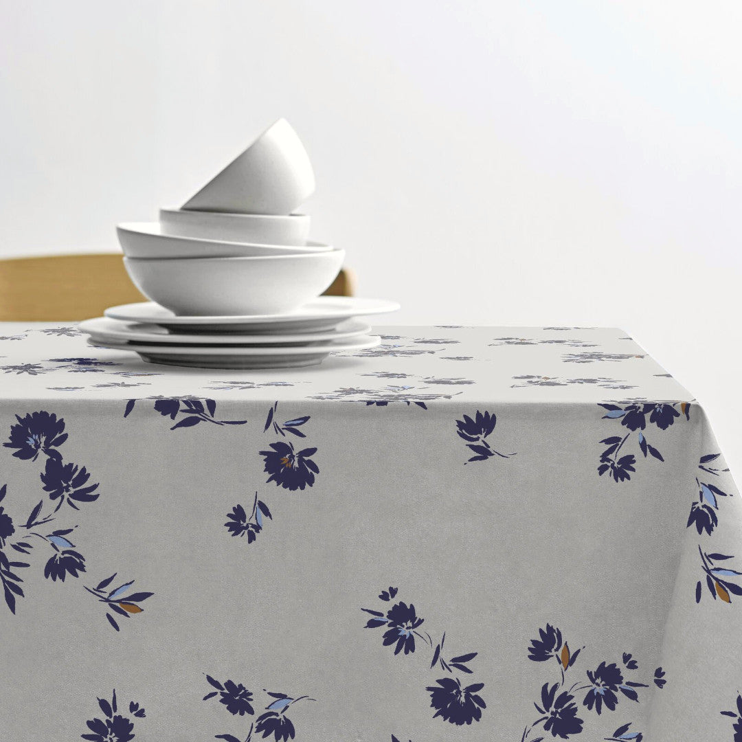 Silhouette Cloud Grey - Södahl akryldug i 100% bomuld med antiskrid