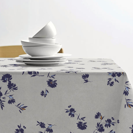 Silhouette Cloud Grey - Södahl akryldug i 100% bomuld med antiskrid