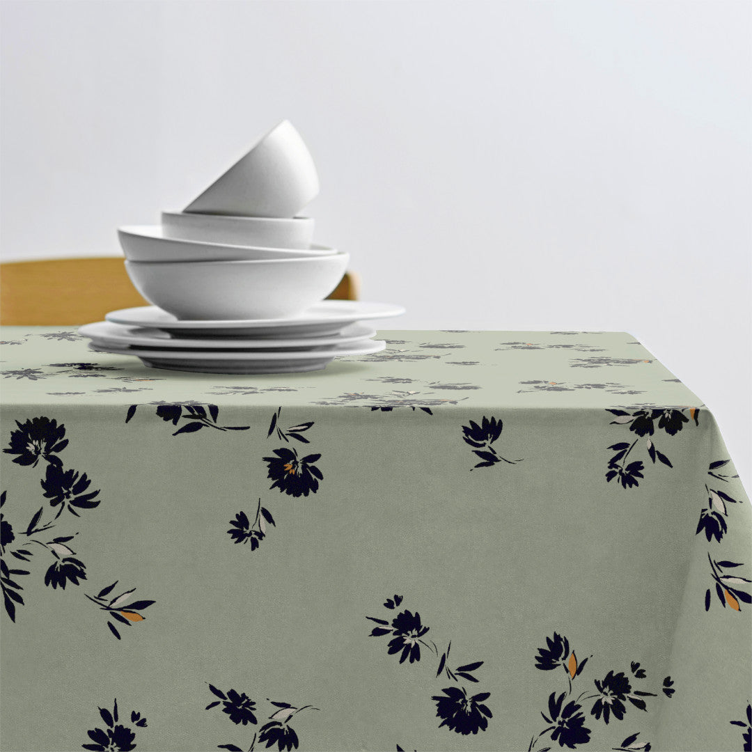 Silhouette Tea green - Södahl akryldug i 100% bomuld med antiskrid