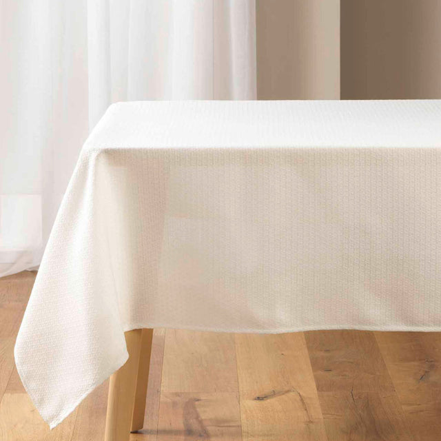 Stella – Damaskdug med diskret, vævet struktur – 140 x 240 cm