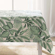 Stilys Sauge – Stofdug i hørlook med botanisk bladmønster – 140 x 240 cm
