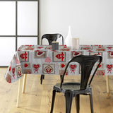 Sweet Love - Voksdug med hjerter, tern og varme detaljer, miljø