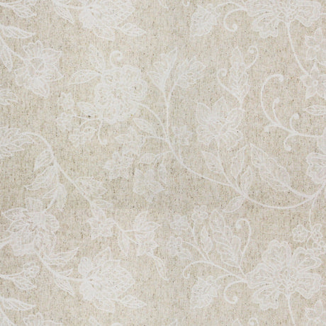 Tamayo Lino – Jacquardvævet akryldug med blomsterstruktur, 180 cm, mønster