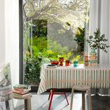 Tea Milady? Olive – Lola voksdug med stribet design, miljø