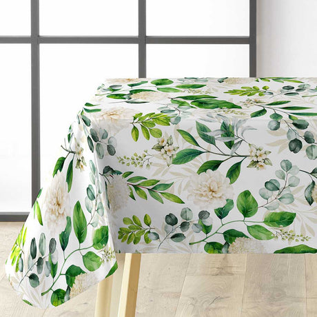 Textilia Dulcette – Voksdug med botanisk mønster, hjørne