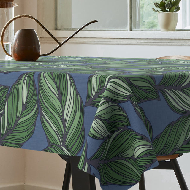 Tropical Garden – Ekstra kraftig voksdug med tekstillook, hjørne