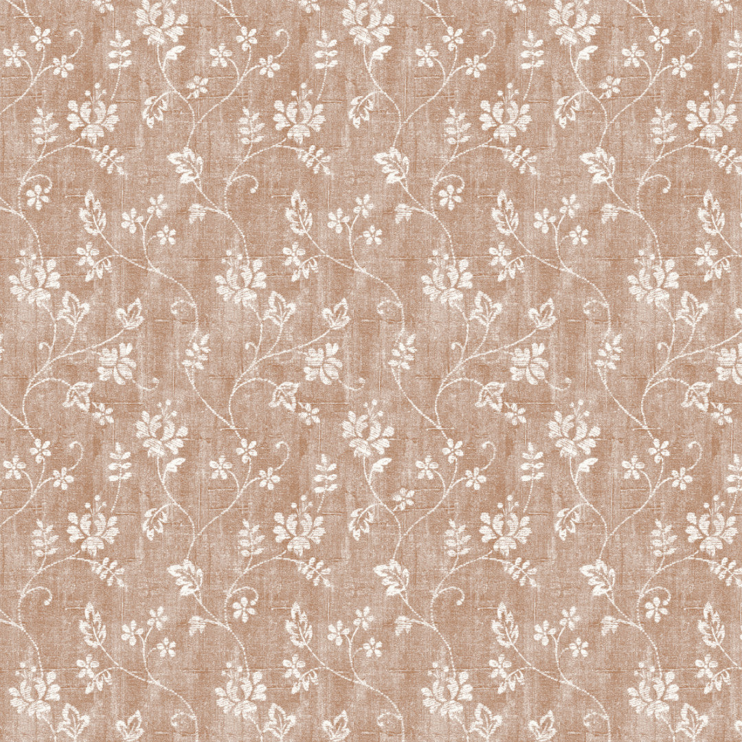 Vintage Blomst Sand – Let præget voksdug, mønster