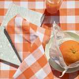 WOW Spring Apricot – Ternede stofservietter 45 x 45 cm (4 pack), miljø