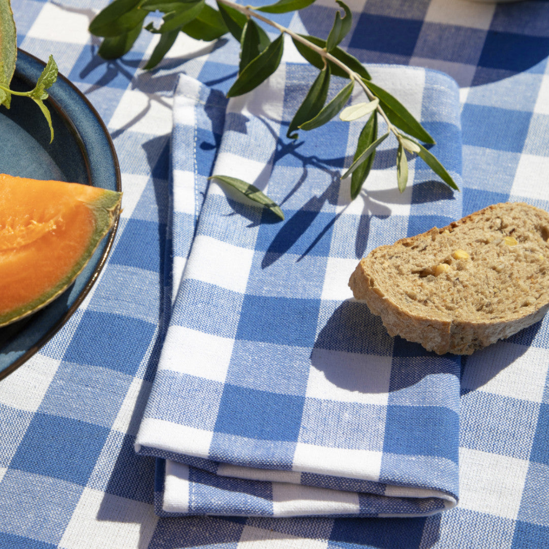 WOW Spring Azurite – Ternede stofservietter 45 x 45 cm