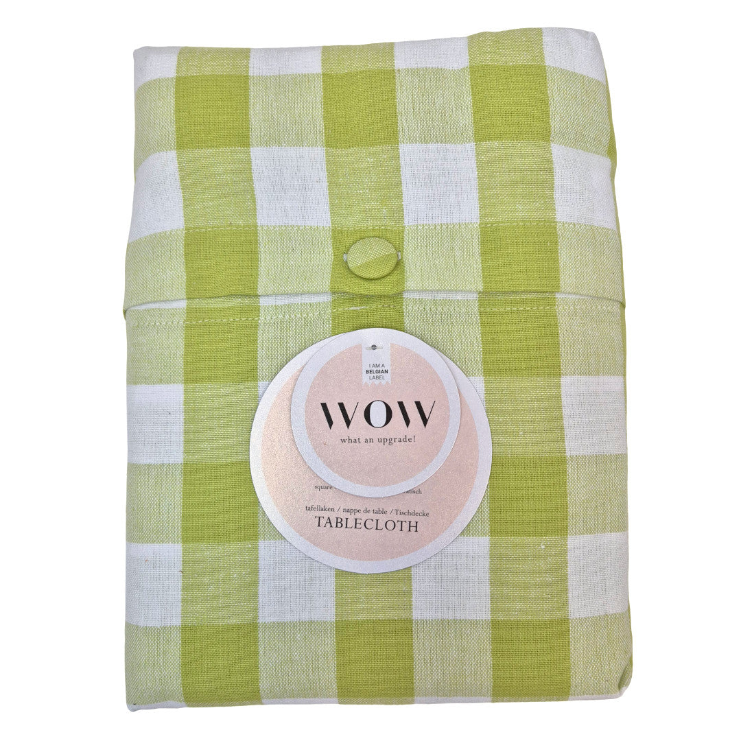 WOW Spring Evergreen – Ternet bomuldsdug 150 x 150 cm, indpakning