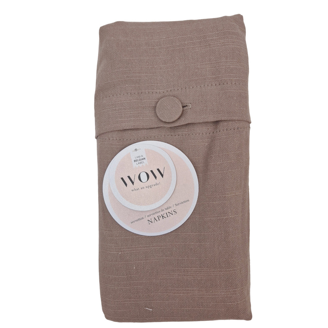 WOW Stofservietter, Essence Sable – 45 x 45 cm (4-pack)