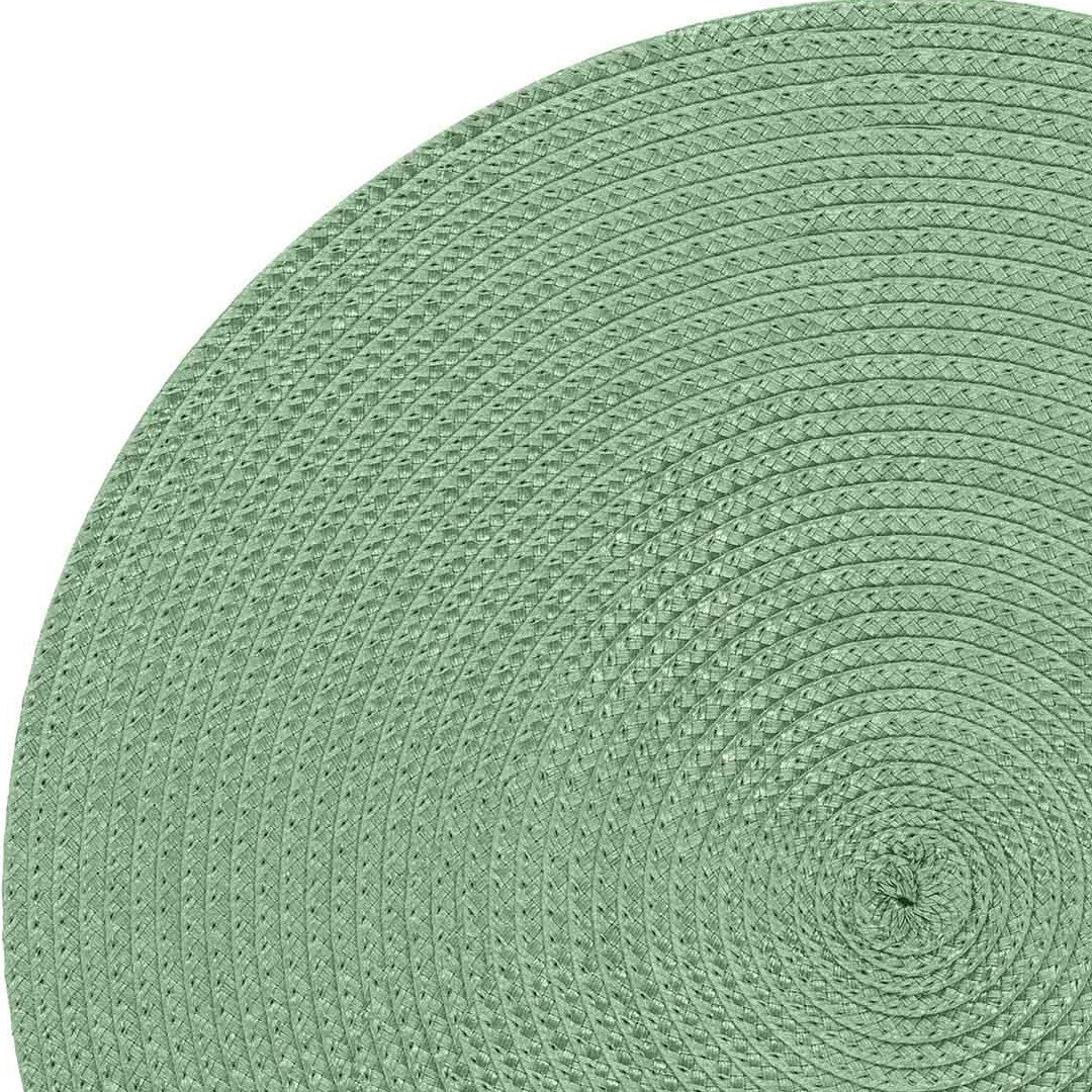 Zebulon Verveine – Rund dækkeserviet i polypropylen Ø 35 cm, nærbillede