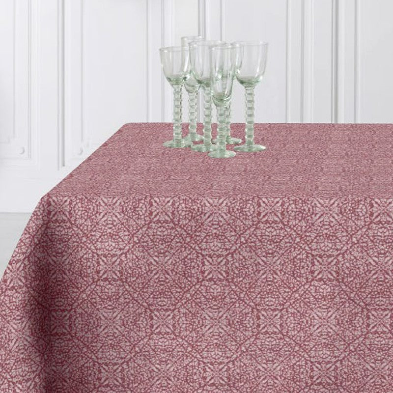 LÆNGDE: 3,3 meter - ARP Wein/vinrød, jacquard vævet akryldug, 140 cm bred