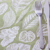 Eddy Selva grøn, jacquard vævet akryldug 160 cm bred