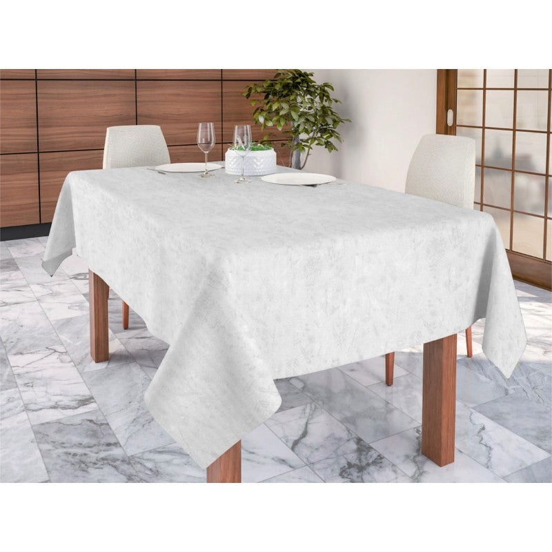 Lorrain hvid, jacquard vævet akryldug 160 cm bred