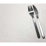 Manno Blanco, jacquard vævet akryldug, 180 cm bred