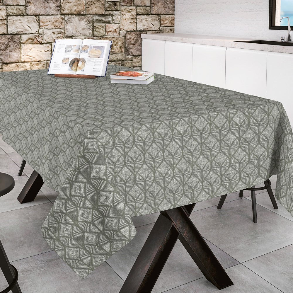 LÆNGDE: 1,8 meter - Manno Laurel, jacquard vævet akryldug, 180 cm bred