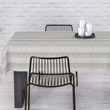 Welss Lino beige - Jacquard vævet akryldug 180 cm bred