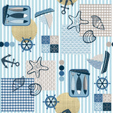 Alt Godt fra Havet - Voksdug med maritime motiver