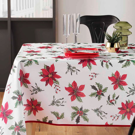Amaryllis 150 x 240 cm, rektangulær juledug