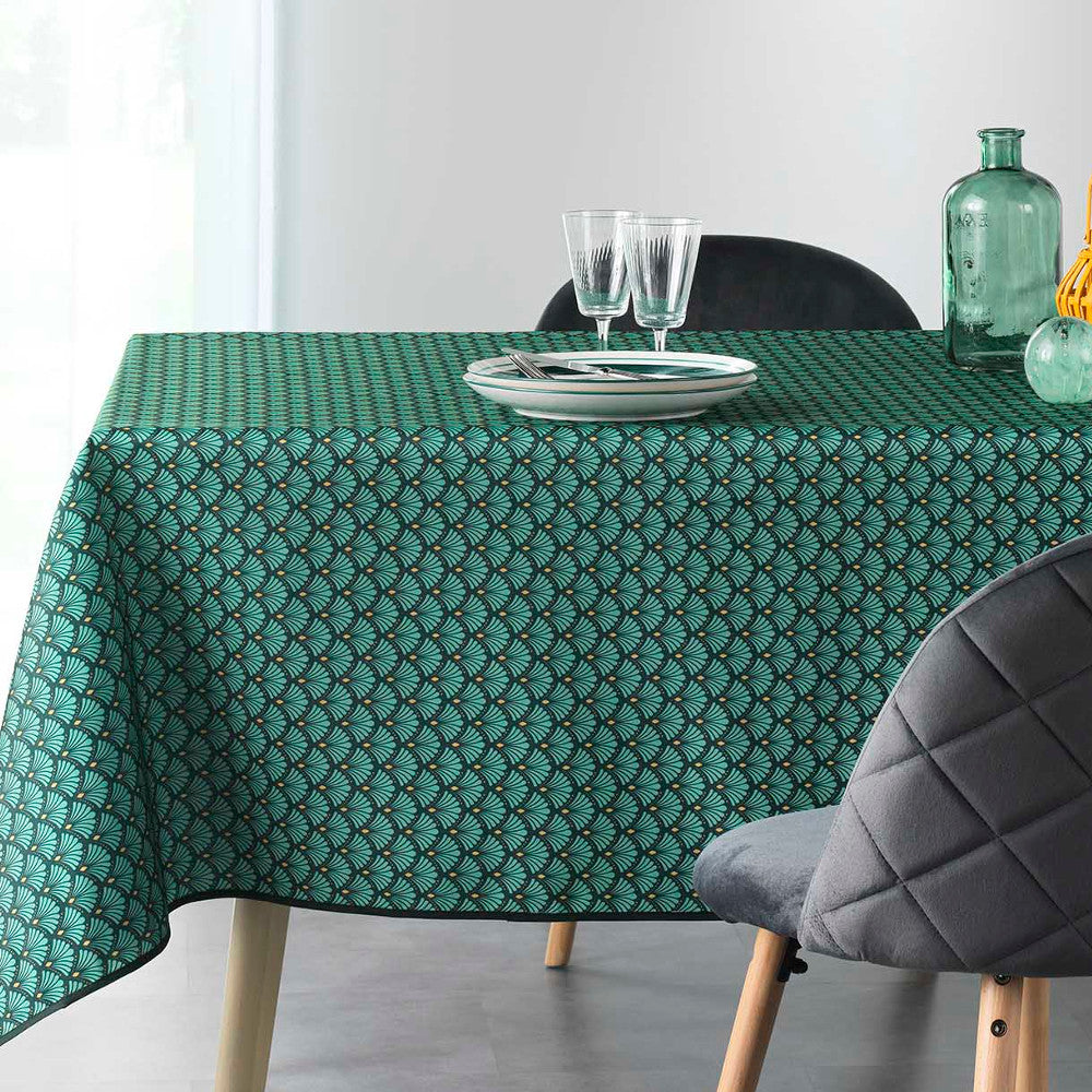 Artchic Green 150 x 240 cm, rektangulær dug med anti-plet