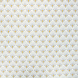 Baker Naturel - Akryldug med flot grafisk motiv, 155 cm bred