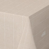 Balance Cake - 160 cm bred voksdug med stribet mønster i beige