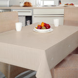 Balance Cake - 160 cm bred voksdug med stribet mønster i beige