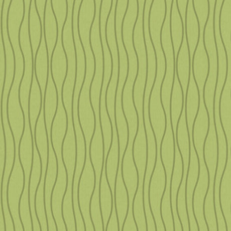 Billy voksdug Waves lime, 140 cm bred