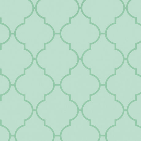 Blød Geometri – Voksdug i mintgrøn, mønster