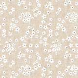 Blossom Linen – Voksdug med hørlook i lys beige