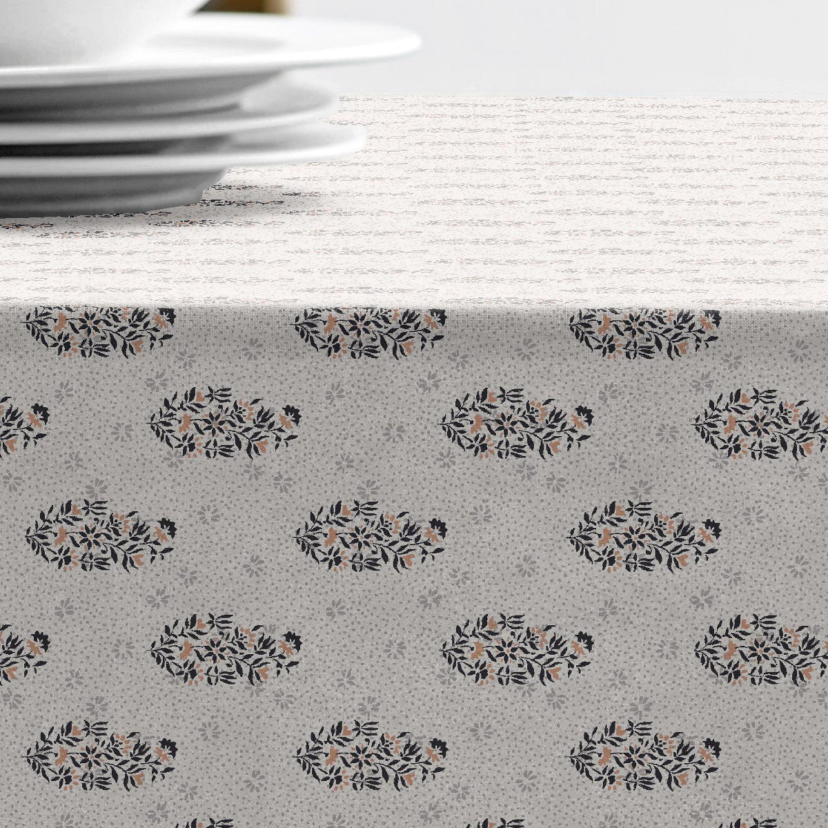 LÆNGDE: 1,8 m - Södahl Boheme Grey - Akryldug 100% bomuld med antiskrid