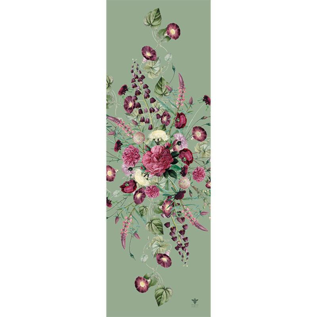 Bordløber i hør Blossom Garden – Jim Lyngvild, motiv