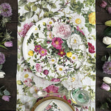 Bordløber i hør Rose Flower Garden – Jim Lyngvild, miljø 3