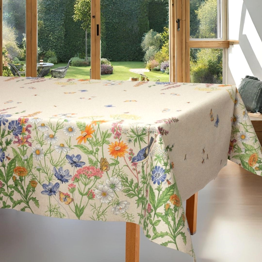 Bordo del Fossato in Piena Fioritura - Akryldug med grøftekant i fuldt flor