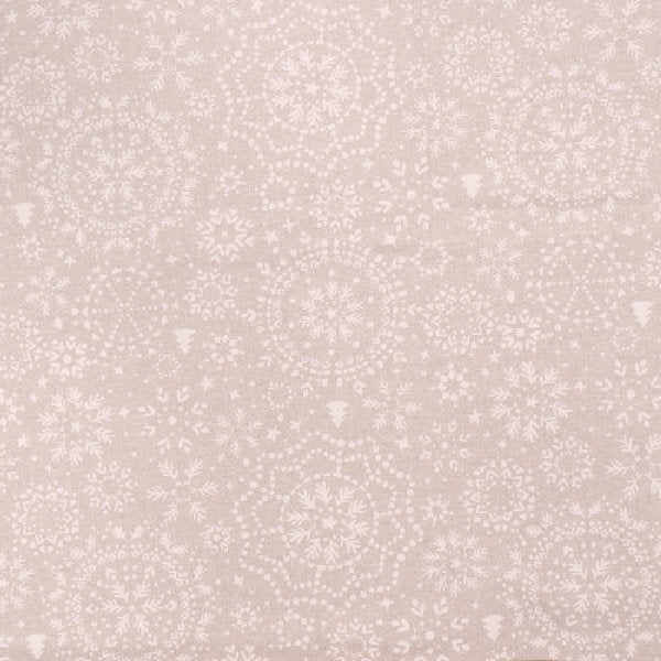 Bredle Grå og hvid - Flot juleakryldug med lurex 150 cm bred