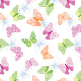 Butterfly Summer – Gennemsigtig voksdug med farverige sommerfugle