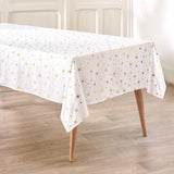 Comète Hvid/Guld – Juledug med antiplet 140 x 240 cm, miljø 1