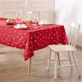 Comète Rød/Guld – Juledug med antiplet 140 x 240 cm, miljø