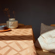 Compliments Ice, Rund Damaskdug Cognac Ø 180 cm