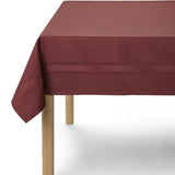 Compliments Damaskdug Tile, Wine Red - 150 x 350 cm, hjørne
