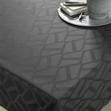 Compliments Ice Damaskdug, grå/antracit - 160 x 370 cm