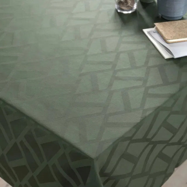Compliments Ice Damaskdug, Grøn - 140 x 180 cm