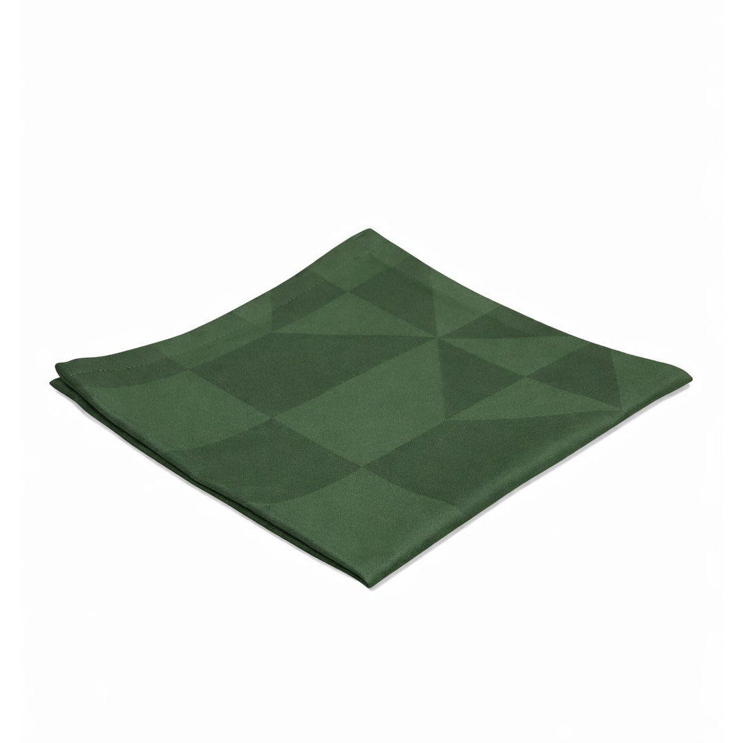Compliments Serviet Wind Damask, Forest Green - 45 x 45 cm