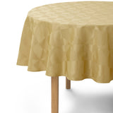 Compliments Wind Damaskdug, Brass - Rund Ø 200 cm