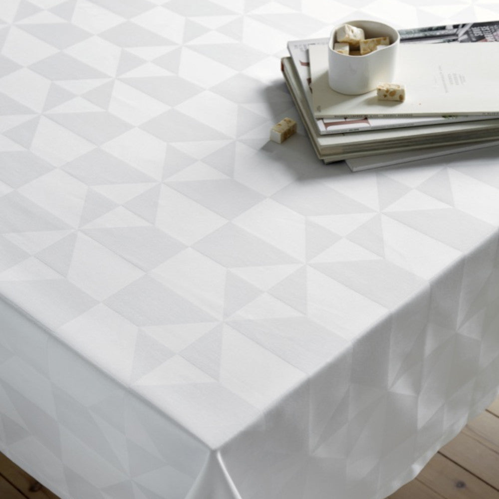 Compliments Wind Damaskdug, hvid - 140 x 320 cm