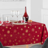 Constellation Rød/Guld – Juledug med antiplet 150 x 300 cm