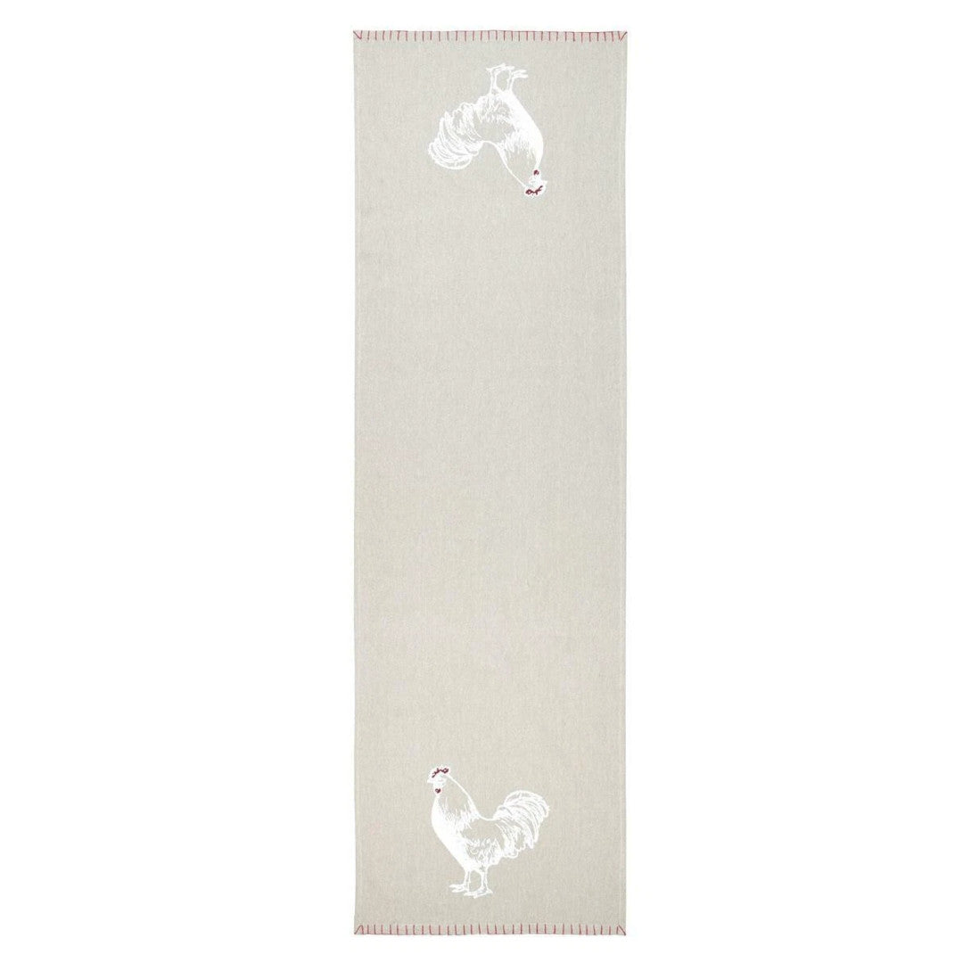Coq bordløber i bomuld 45 x 150 cm, motiv