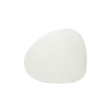 Dækkeserviet i genanvendt læder – Pebble Hvid 46 × 40 cm, model
