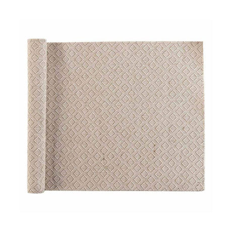 Danity Beige bordløber i jute 35 x 140 cm